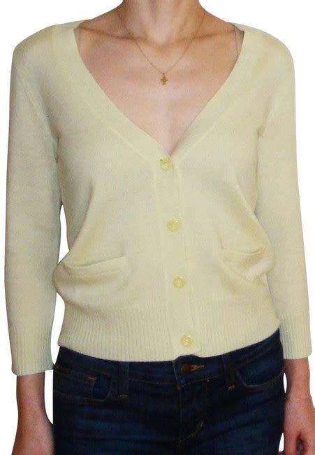 celine yellow cardigan|Cashmere cardigan Celine Yellow size XS International in .